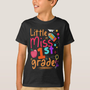 Camiseta Pequena Senhorita 1ª Série Primeiro Dia De Volta à