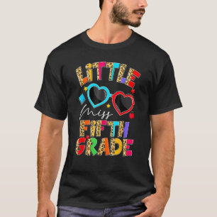 Camiseta Pequena Senhorita Quinto Ano Eu Vim Primeiro Dia S