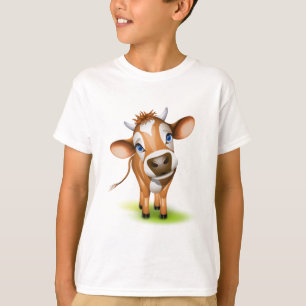 Camiseta Pequena vaca de jersey