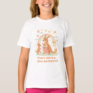 Camiseta Pequenas Aventuras do Roo – Dia do Canguru Design