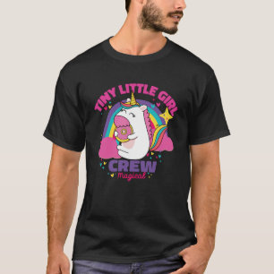 Camiseta Pequenas Crianças Humanas Pequenas Meninas do Unic