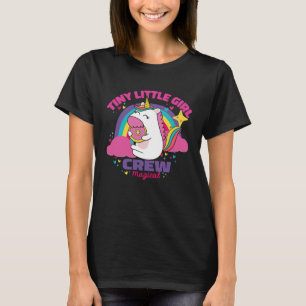 Camiseta Pequenas Crianças Humanas Pequenas Meninas do Unic