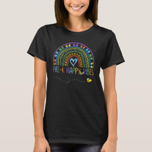 Camiseta Pequenas Mãos Arco-Íris Professoras Meninas Felize