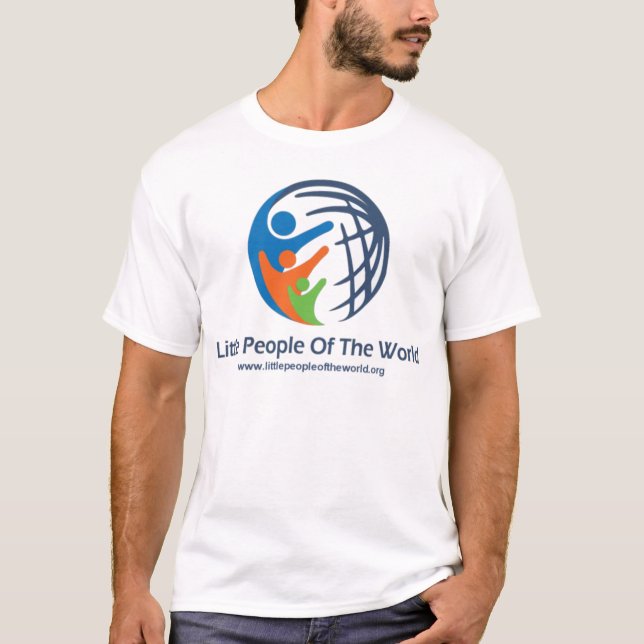 Camiseta Pequenas Pessoas do novo logotipo (Frente)