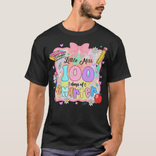 Camiseta Pequenas Senhoritas 100 Dias Mais Inteligentes Men