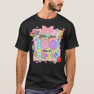 Camiseta Pequenas Senhoritas 100 Dias Mais Inteligentes Men