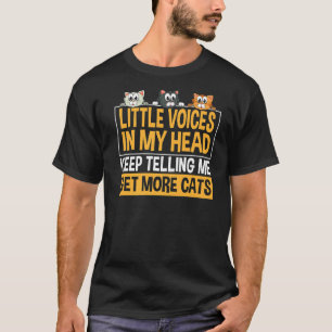 Camiseta Pequenas Vozes Na Minha Cabeça Continuam Me Dizend