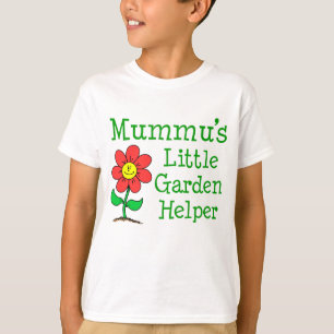Camiseta Pequeno ajudante de jardim da Mummu