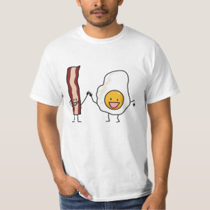 Camiseta Pequeno almoço combinado do ovo dos ovos e das