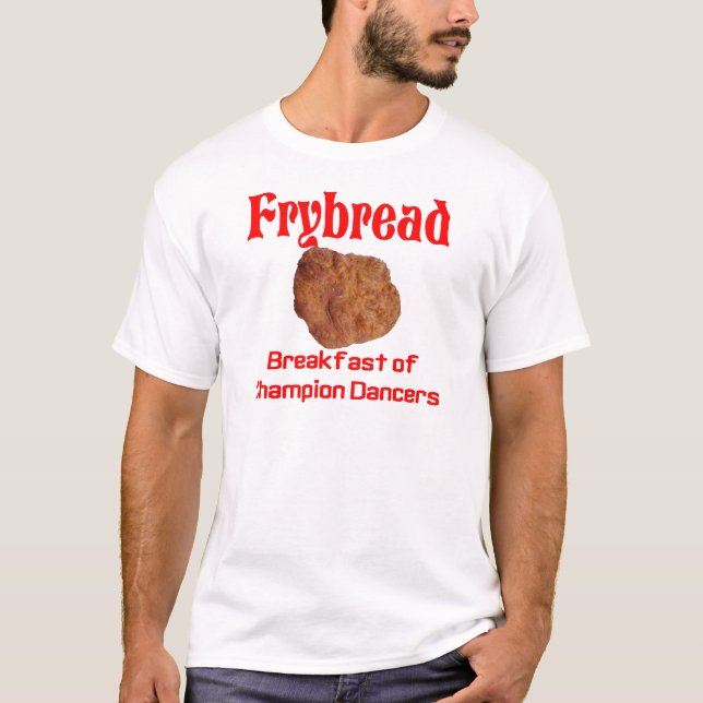 Camiseta Pequeno almoço de Frybread (Frente)