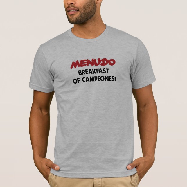 Camiseta Pequeno almoço de MENUDO de Campeones! (Frente)