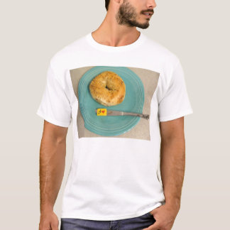 Camiseta Pequeno almoço do Bagel de Mahjong