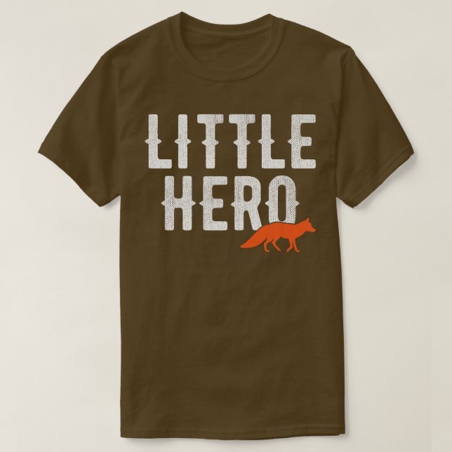Camiseta Pequeno Animal HeroCute Para Premium (Frente do Design)