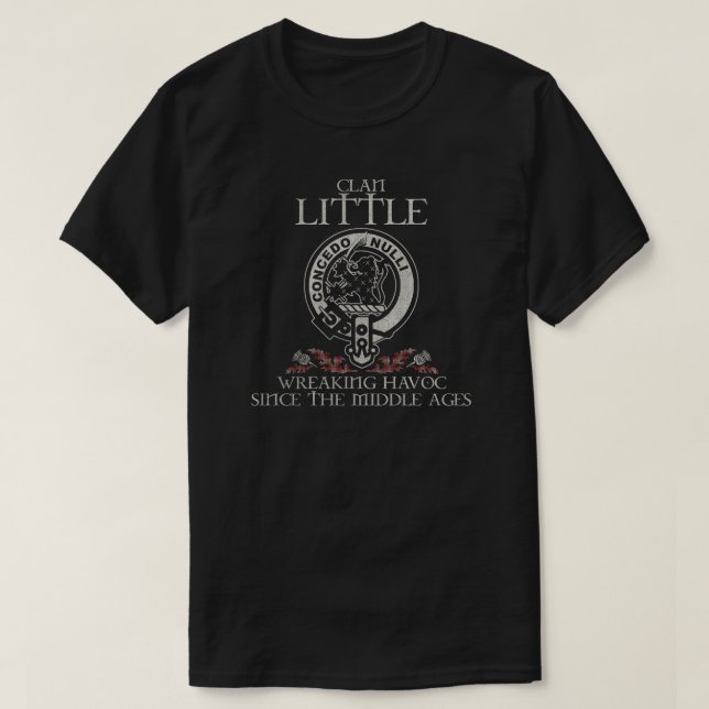 Camiseta Pequeno apelido de Morton Rigg Clan crest escocês (Frente do Design)