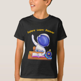 Camiseta pequeno Astronauta Estudo