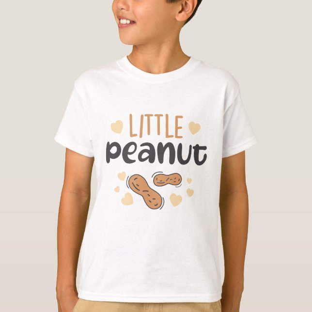 Camiseta Pequeno Bebê De Amendoim (Frente)