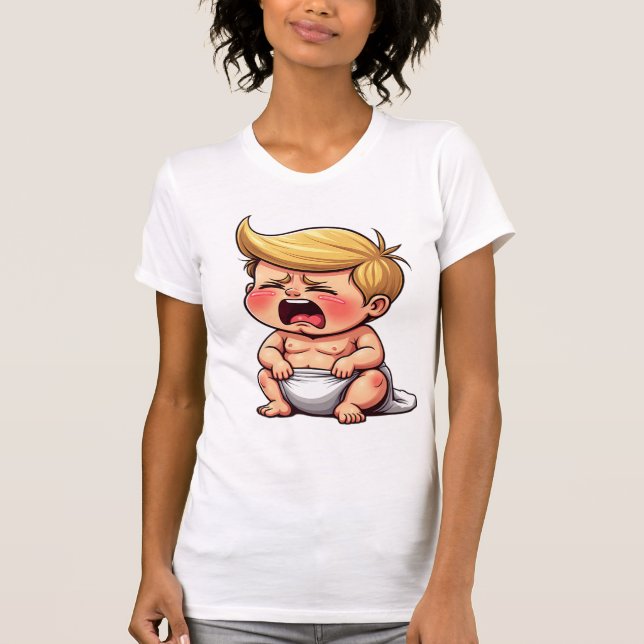 Camiseta Pequeno bebê Donald T (Frente)