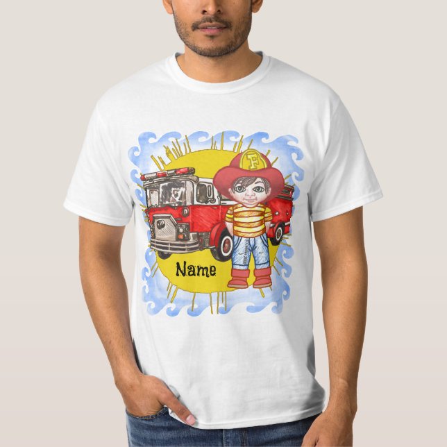 Camiseta Pequeno Bombeiro (Frente)