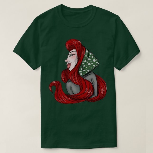 Camiseta Pequeno Cabelo Vermelho (Frente do Design)