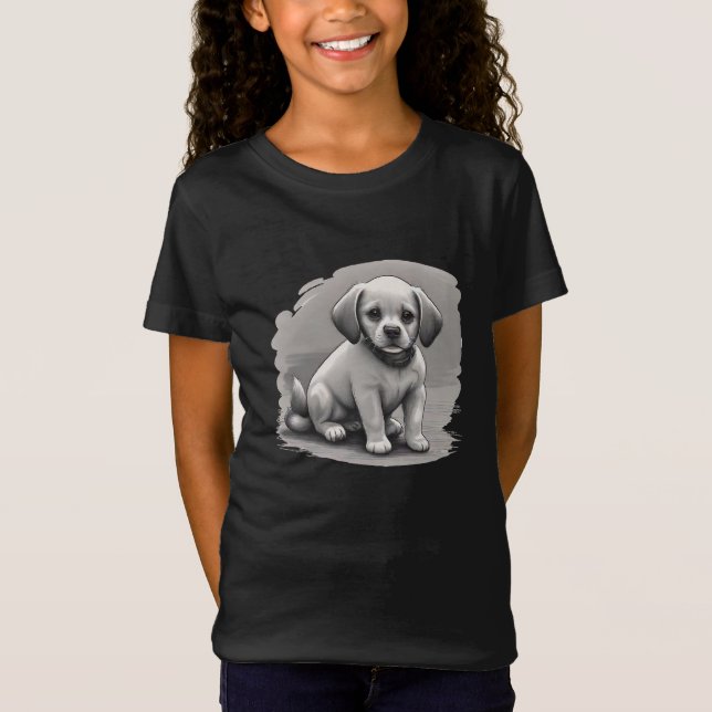 Camiseta Pequeno cachorrinho meu melhor amigo (Frente)