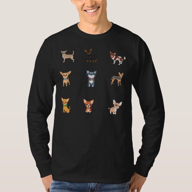 Camiseta Pequeno Chihuahuas (Frente)