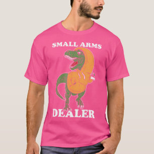 Camiseta Pequeno Comerciante de Armas - Dinossauro Engraçad