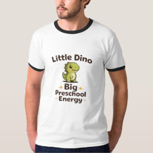 Camiseta Pequeno Dino Grande Energia Pré-Escolar Dinossauro