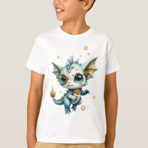 Camiseta Pequeno Dragão a Vapor – Engenheiro de Caos Profis