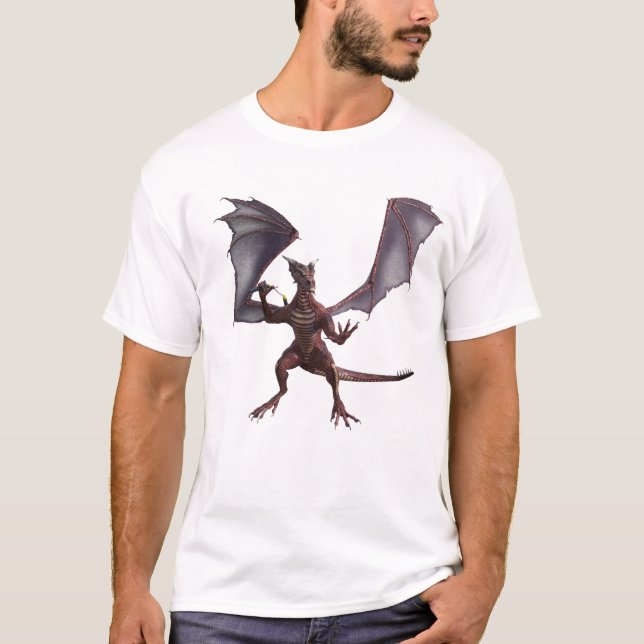 Camiseta Pequeno Dragão Vermelho (Frente)