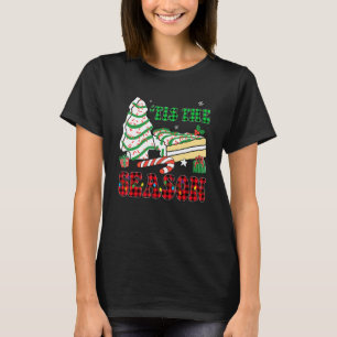 Camiseta Pequeno É a Temporada Bolo de Natal em Forma de Ár