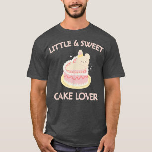 Camiseta Pequeno e doce Bolo Lover Coelho Bonito Baking