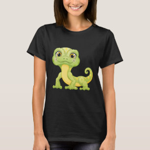 Camiseta Pequeno e Verde Répteis do Iguana