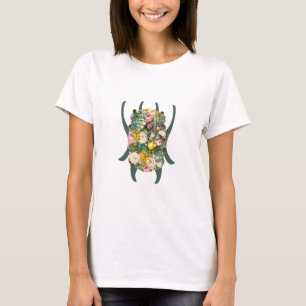 Camiseta Pequeno escaravelho azul