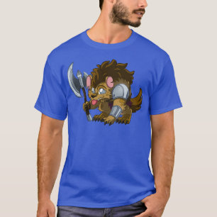 Camiseta Pequeno Guerreiro Gnoll Bonito Aventuras DampD