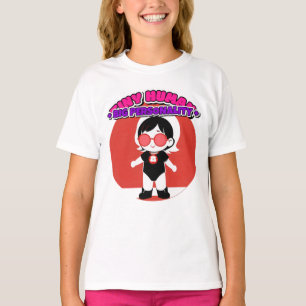 Camiseta Pequeno Humano Grande Personalidade Lindo Bebê