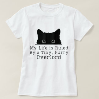 Camiseta Pequeno Humor de Gato Senhor Feio