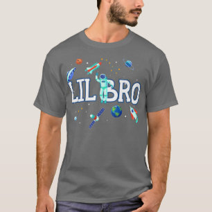 Camiseta Pequeno Irmão Astronauta Família Espacial Correspo