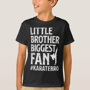 Camiseta Pequeno Irmão Maior Fan Karate Irmão Bro Orgulhoso