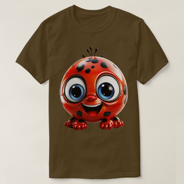 Camiseta Pequeno Ladybug (Frente do Design)