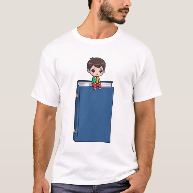 Camiseta Pequeno Leitor Poleiro (Frente)