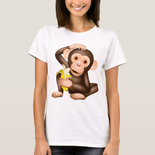Camiseta Pequeno macaco