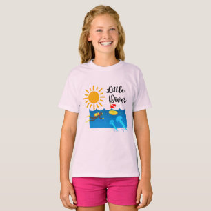 Camiseta Pequeno mergulhador com água-vivas - T-Shir básico