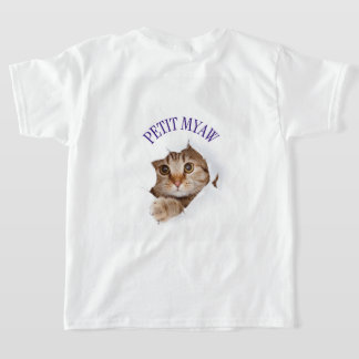 Camiseta pequeno meu gatinho