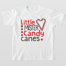 Camiseta Pequeno Mister Candy Canes Natal