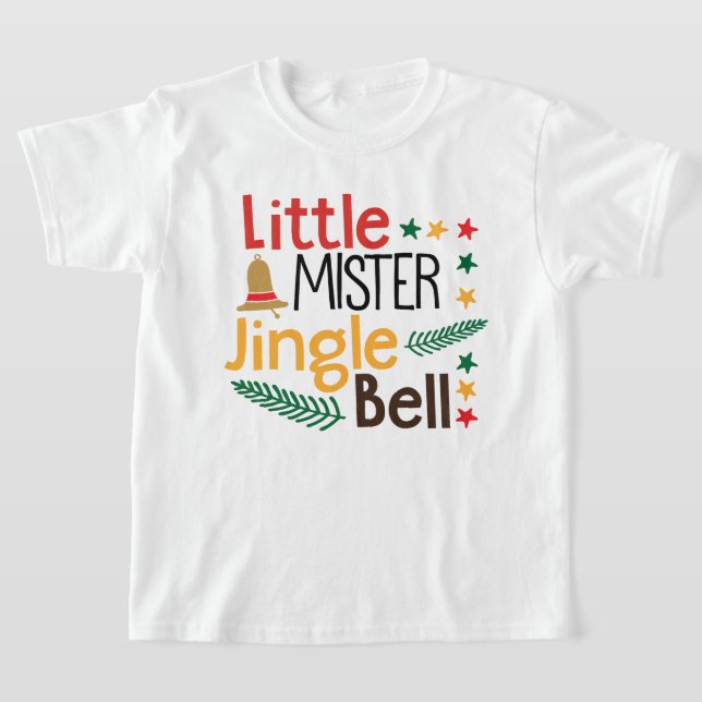 Camiseta Pequeno Mister Jingle Bell Natal (Postura )