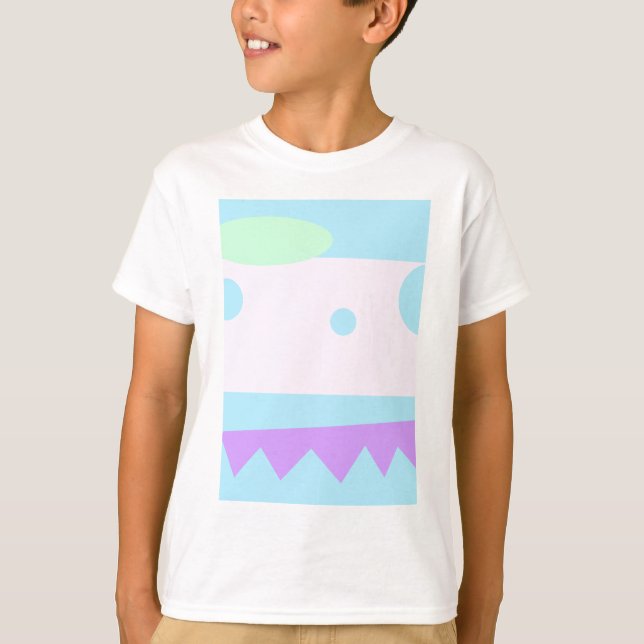 Camiseta Pequeno monstro Abstrato - (Frente)