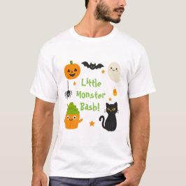 Camiseta Pequeno Monstro Bash Halloween - Bonito Spooky -