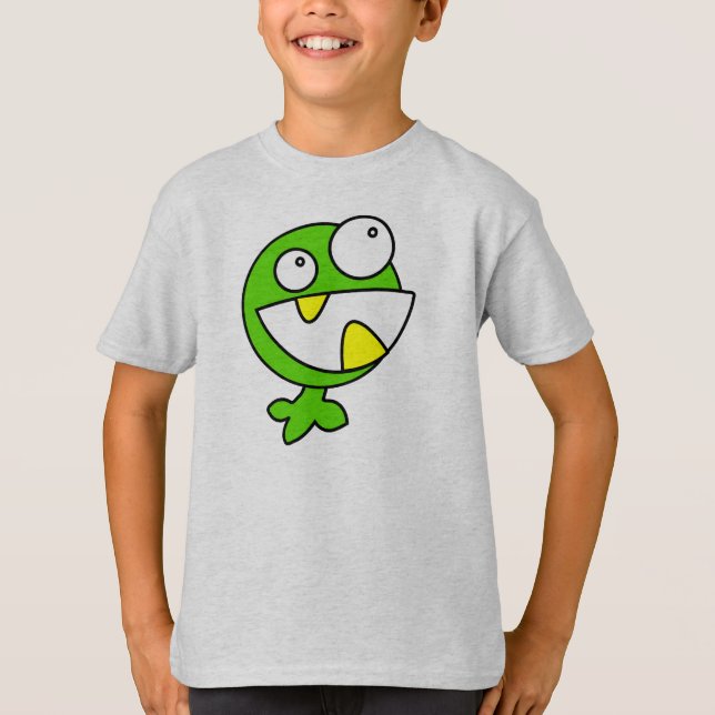 Camiseta Pequeno monstro verde (Frente)