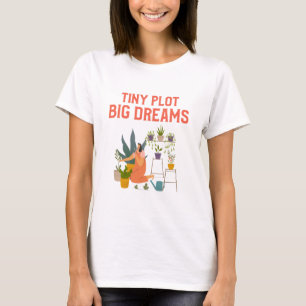 Camiseta Pequeno Monte Grandes Sonhos Homesteading Urbano