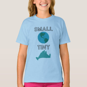 Camiseta Pequeno Mundo, Pequena Ilha Girls Tee